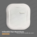 Inflatable Portable Hair Wash Basin Plastic for Patient